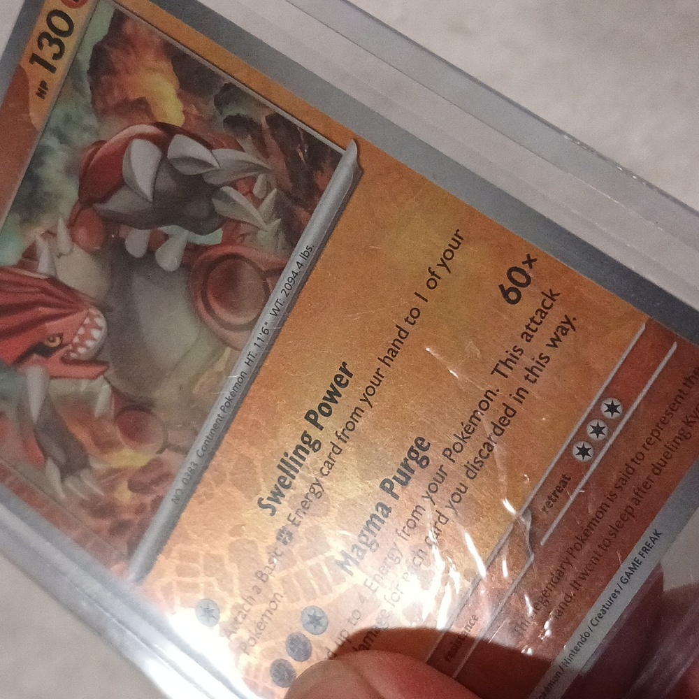 Pokemon Groudon Reverse Holo Trading Card - Picture 5 of 5